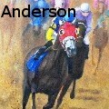 Shirley R. Anderson - Run for the Finish - Oil Painting